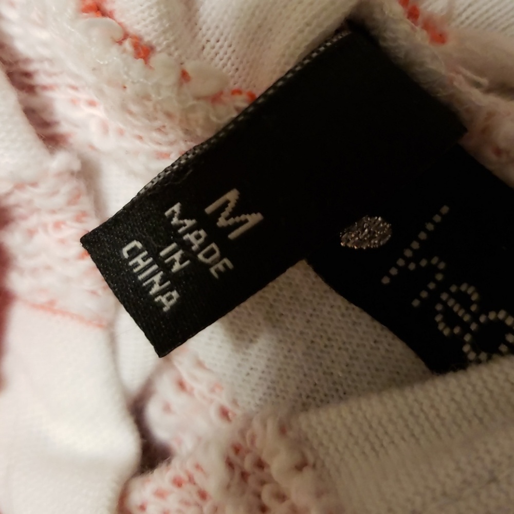 Pink and white stiped hoodie - Picture 3 of 3